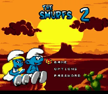 Smurfs Travel the World, The (Europe) (En,Fr,De,Es) screen shot title